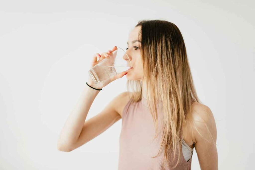 Drink Plenty of Water and Eat a healthy Snack smart